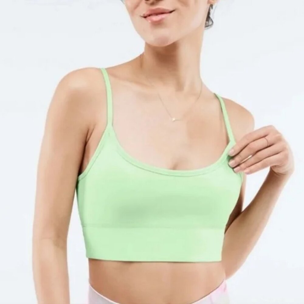 Fabletics Millie Reversible Bralette Pixie Ethereal/Aloe